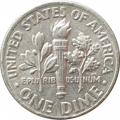 1 дайм 2012 США D из оборота 1 дайм 2012 США D из оборота