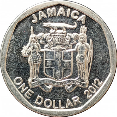 1 доллар 2012 Ямайка из оборота 1 доллар 2012 Ямайка из оборота