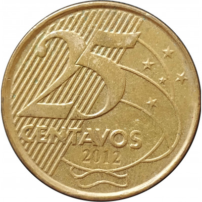 25 сентаво 2012 Бразилия из оборота 25 сентаво 2012 Бразилия из оборота