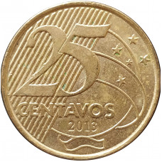 25 сентаво 2013 Бразилия из оборота