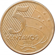5 сентаво 2013 Бразилия из оборота