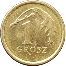 1 грош 2014 Польша из оборота