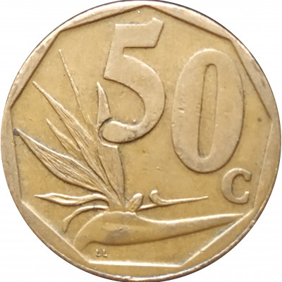 50 центов 2014 ЮАР из оборота 50 центов 2014 ЮАР из оборота