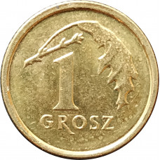 1 грош 2015 Польша из оборота