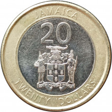 20 долларов 2015 Ямайка из оборота