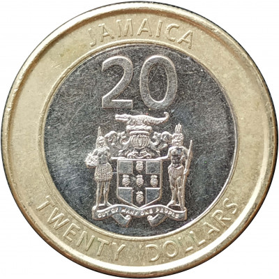 20 долларов 2015 Ямайка из оборота 20 долларов 2015 Ямайка из оборота