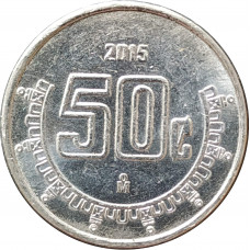 50 сентаво 2015 Мексика из оборота