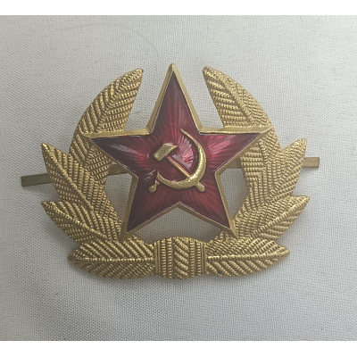 Кокарда Советской Армии со звездой металлическая