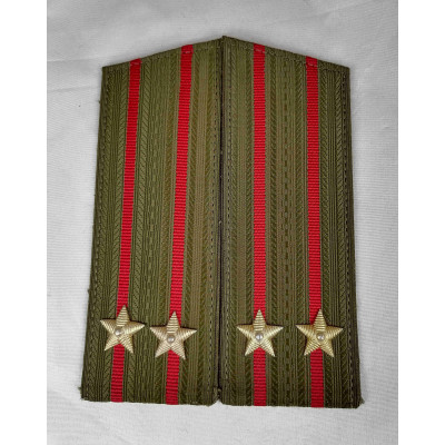 Погоны МО РФ Подполковник, косой угол, на китель Погоны МО РФ Подполковник, косой угол, на китель