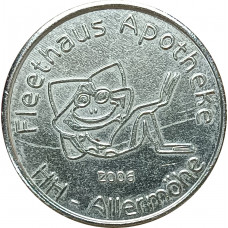 Жетон 1 талер 2006 Fleethaus Apotheke Германия из оборота