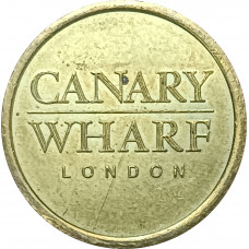 Парковочный жетон «Canary Wharf» Великобритания из оборота