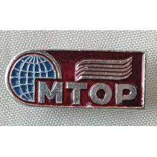 Знак МТОР серебристый