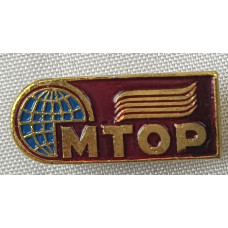 Знак МТОР золотистый